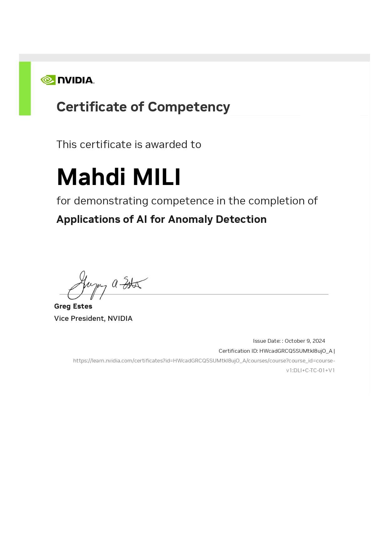My Learning _ NVIDIA_ANOM